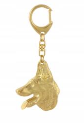 Art-Dog Belga juhászkutya aranyozott kutya kulcstartó, exkluzív kulcstartó (5906111204151)