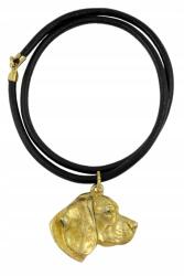 Art-Dog Beagle aranyozott kutya nyaklánc, medál szíjjal (5906111285471)