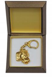 Art-Dog Argentin kutya aranyozott kutya kulcstartó díszdobozban, kulcstartó (5906111204878)