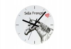 Art-Dog Ló Selle Francais ló óra lógó és álló személyre szabható fénykép (5060381105454)