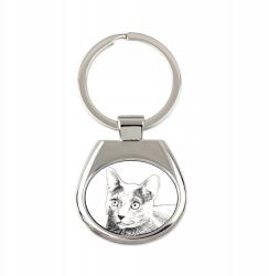 Art-Dog Orosz macska kék macska kulcstartó, fényképes kulcstartó (5055882473683)