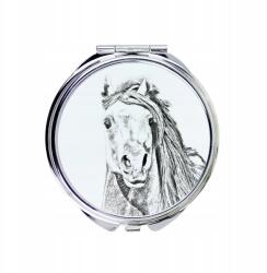 Pintabian kompakt zsebtükör lóval, fényképpel (5055882483439)