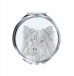  Eurasier kompakt zsebtükör kutyával, fényképpel (5055882482135)