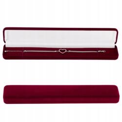  Velúr Karkötő Doboz Bordó Ajándék