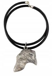 Art-Dog Skót agár nyaklánc kutyával, szíjas medál, medál (5906111280889)