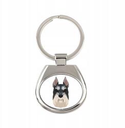 Art-Dog Schnauzer, Schnauzer kutya kulcstartó, grafikai kulcstartó (5056739220108)