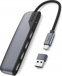 Syntech Adapter 4IN1 Usb Hub Usb Típus C (89486)