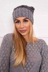 Kesi Polár sapka Párizs K213 sötétszürke+fekete