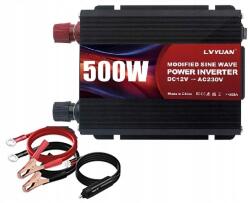 Feszültség Átalakító Lvyuan Inverter 500W DC 12V 230V Ac 2 Usb Aljzat