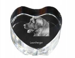 Art-Dog Leonberger kristály szív, dísz, ajándéktárgy kutya fotóval (5055882445420)