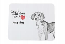 Art-Dog Harrier egérpad kutyával, az Ön fényképével (5055882491731)