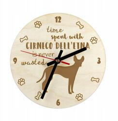  Cirneco dell'Etna gravírozott kutyaóra, átmérő 30 cm, kutya neve (5055882401372)