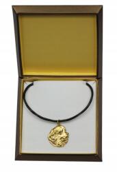 Art-Dog Újfundland aranyozott nyaklánc medál kutyával ajándékdobozban (5906111284177)