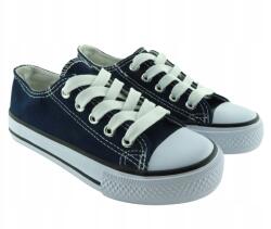  Gyerek cipőfűző iskolacipő papucs JZL-03 r32 (JZL-03 NAVY)