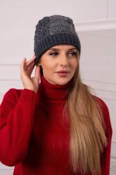 Kesi Amira K359 női sapka, grafit+fehér