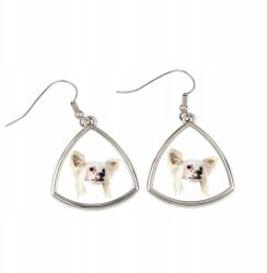 Art-Dog Kínai háromszög alakú lógós fülbevaló geometrikus kutyával (5056739218891)