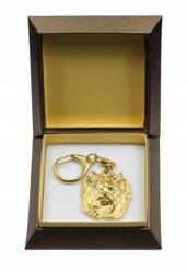 Art-Dog Yorkshire terrier aranyozott kutya kulcstartó díszdobozban, kulcstartó (5906111204922)