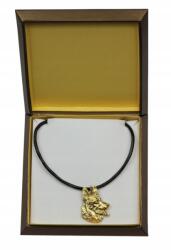 Art-Dog Német juhászkutya aranyozott nyaklánc medál kutyával díszdobozban (5906111284214)