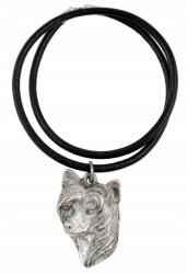 Art-Dog Sörényes kínai kutya nyaklánc, szíjas medál, medál (5906111280438)