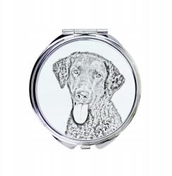 Curly Coated Retriever kompakt zsebtükör kutyával fényképpel (5055882481596)