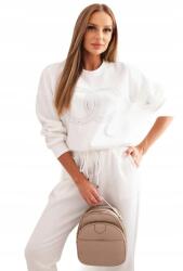 Kesi Ecru női melegítő szett pulóver és nadrág elasztikus derékrésszel (5907302512468)