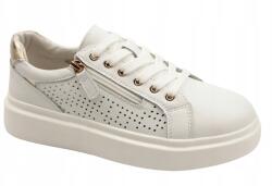 VENEZIA Félcipő Venezia G089LEWHOSP006 39 Fehér, arany díszítéssel (G089LEWHOSP006)