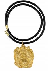 Art-Dog Yorkshire terrier aranyozott kutya nyaklánc, szíj medál (5906111285693)