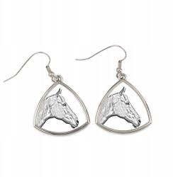 Art-Dog Ló Retired Race Horse háromszög alakú lógós fülbevaló fényképpel (5055882477247)