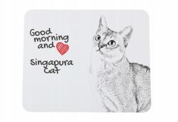Art-Dog Szingapúri macska egérpad macskával, az Ön fényképével (5055882489844)