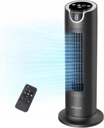 Csendes 25 dB-es asztali ventilátor 80°-os oszcillációval és távirányítóval (DCCF10)