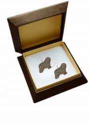 Art-Dog Lengyel alföldi juhászkutya lógós fülbevaló kutyákkal ajándékdobozban (5060383202595)