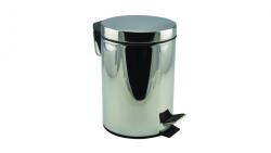  Króm pedálos szemetes 5L (7670)