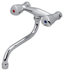  Csaptelep kétgombos fali mosogató MELSCHER (13564)