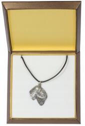 Art-Dog Fekete orosz terrier nyaklánc medál kutyával ajándékdobozban (5906111287659)