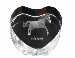 Art-Dog Ló Ír sport ló kristály szív fényképpel, asztali dísz (5055882447097)
