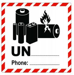 Print&Stick Adr 9 Un Akkumulátor címke Add hozzá a nyomatodat!