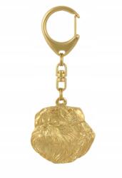 Art-Dog Brüsszeli griffendéles aranyozott kutya kulcstartó exkluzív kulcstartó (5906111203673)