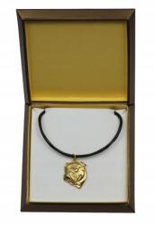 Art-Dog Bulldog aranyozott nyaklánc medál kutyával ajándékdobozban (5906111284108)