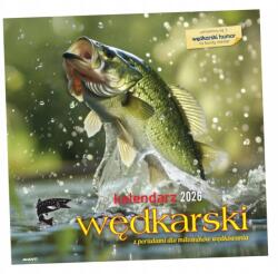 Avanti 2026 Fali Album Naptár 30X30CM Horgászat (Wędkarski z przepisami)