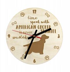 Art-Dog Cocker spániel amerikai gravírozott kutyaóra, átmérő 30 cm kutyanév (5906111249671)