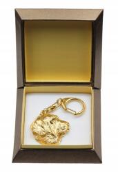 Art-Dog Spanyol masztiff aranyozott kutya kulcstartó díszdobozban, kulcstartó (5906111205936)