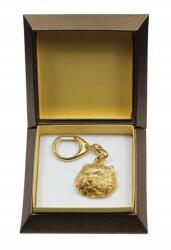 Art-Dog West Highland White terrier aranyozott kutya kulcstartó díszdobozban (5906111205318)