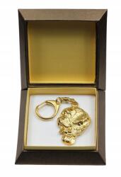 Art-Dog Bernardin aranyozott kutya kulcstartó díszdobozban, kulcstartó (5906111205448)