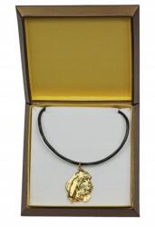 Art-Dog Basset Hound aranyozott nyaklánc medál kutyával ajándékdobozban (5906111285204)