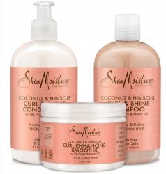 SheaMoisture Shea Moisture Kókusz & Hibiszkusz Göndörítő Szett 3 db-os (6666)