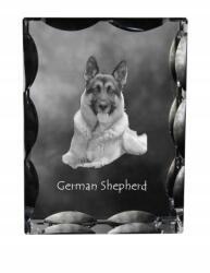 Art-Dog Német juhászkutya kutya kép díszes kristályban, ajándéktárgy, dekoráció (5055882447714)