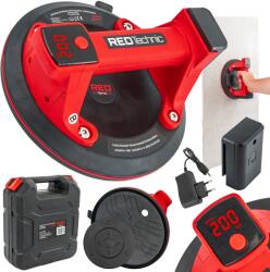Red Technic Akkumulátoros Vákuum Tapadókorong LCD Csempékhez Gres Üveg Tartó 200KG (RTPDS0165)