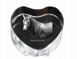 Art-Dog Azték ló kristály szív fényképpel, asztali dísz (5055882447257)