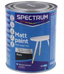 Akril lakk fekete 0, 75L Black Premium vízbázisú matt