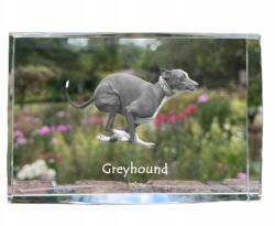 Art-Dog Greyhound kristályos kutya fotó, ajándéktárgy, trófea, köszönetajándék (5055882465749)